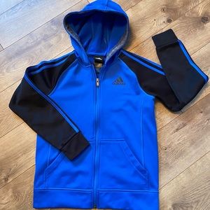 Adidas Climawarm zip up performance youth hoodie